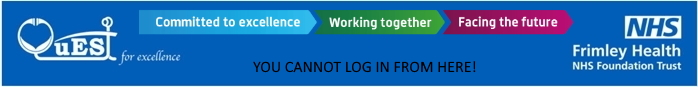 Frimley Health NHS Foundation Trust Online Learning Portal